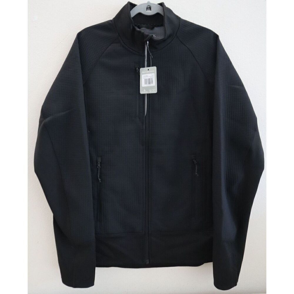 Trimark 18153-995-4 Men's Sz Large Black PANORAMA Hybrid Knit Jacket